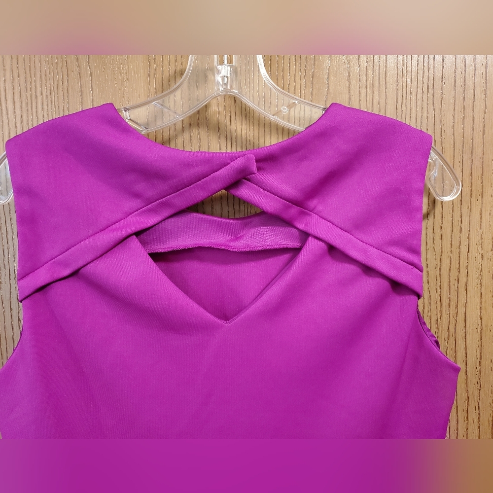 Worthington Peplum Sleeveless Top size L - Picture 3 of 6
